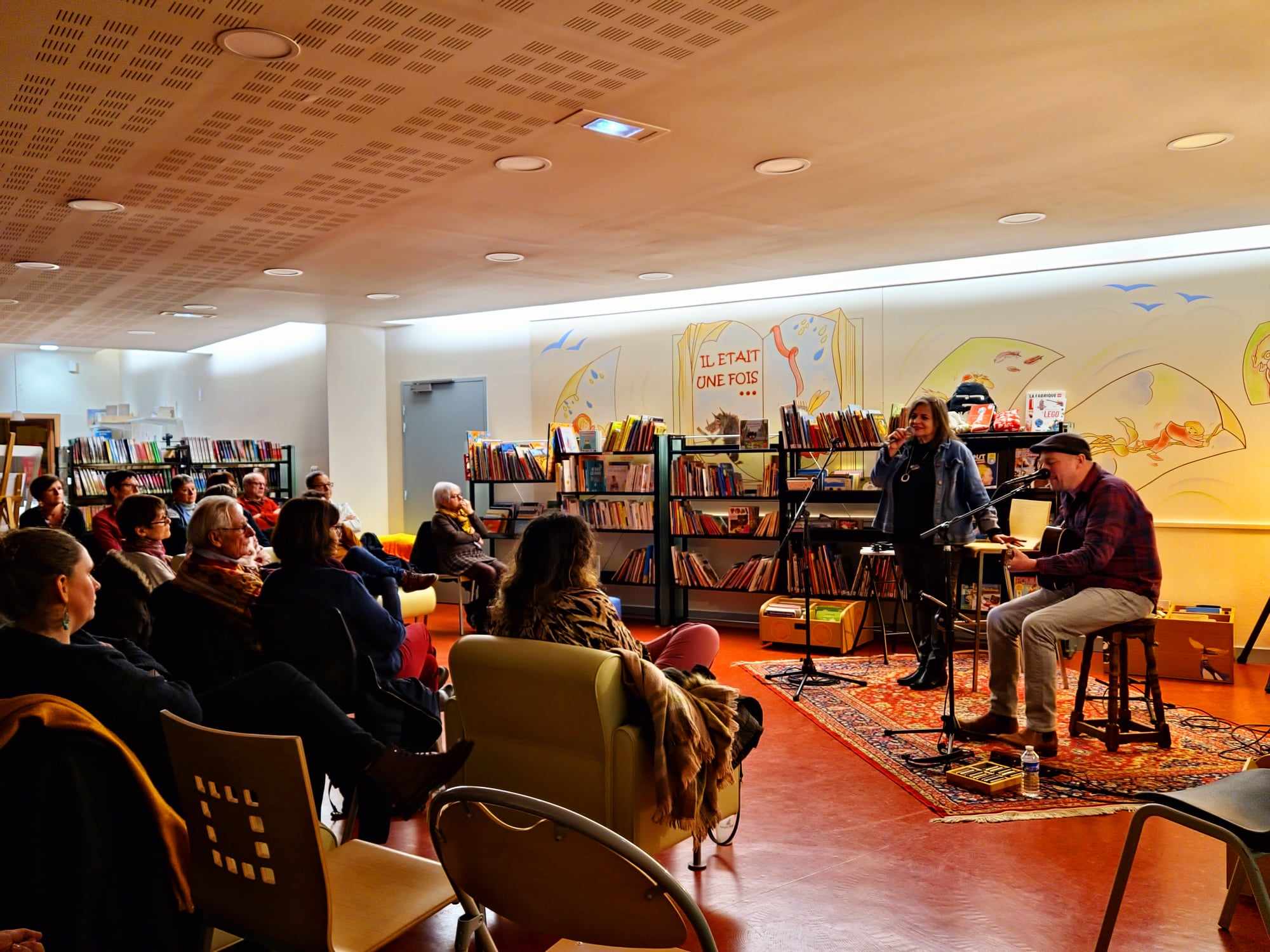 A l'occasion des Nuits de la lecture, la Médiathèque accueille un concert
