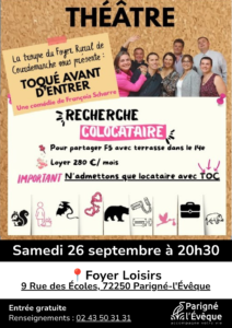 Affiche du spectacle "Toqué avant d'entrer"