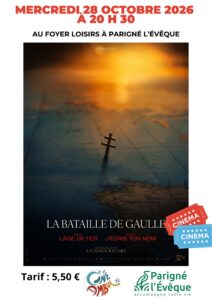 affiche cineambul - La Bataille de Gaulle pour le 28 octobre 2026