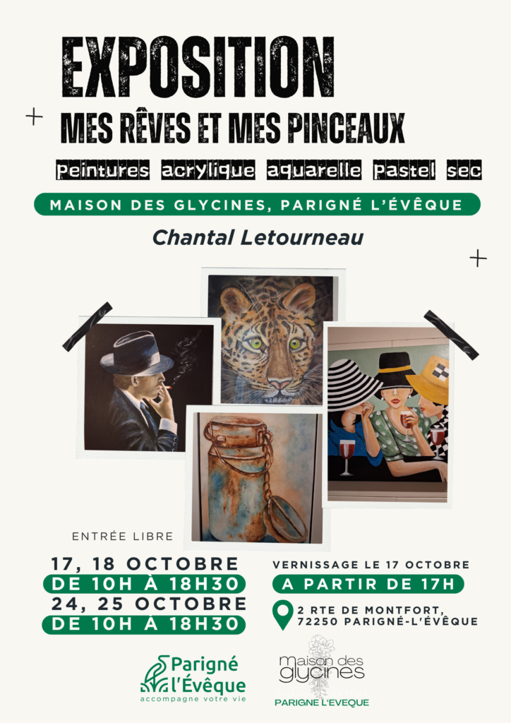 Exposition Maison des Glycines "Mes Rêves et mes Pinceaux" 2026